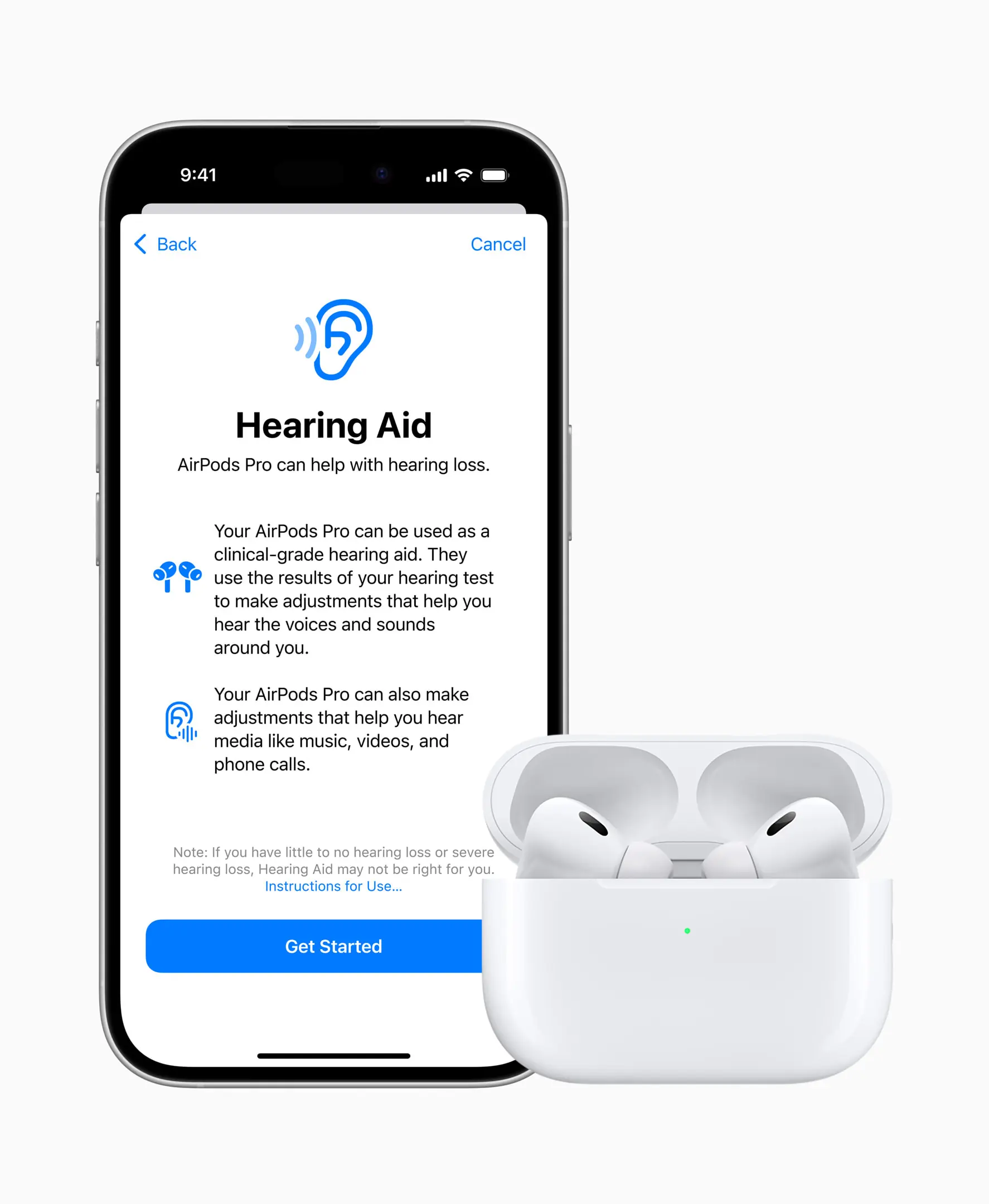 AirPods 4 Hearing Aid