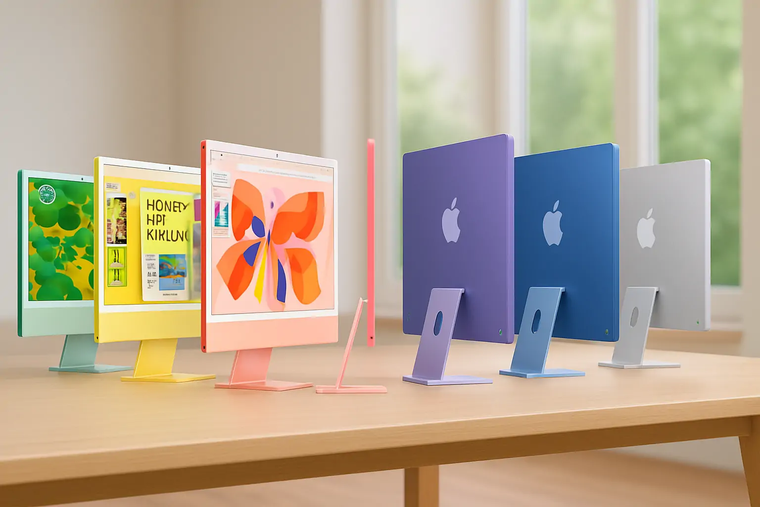 iMac M4 2024 lineup