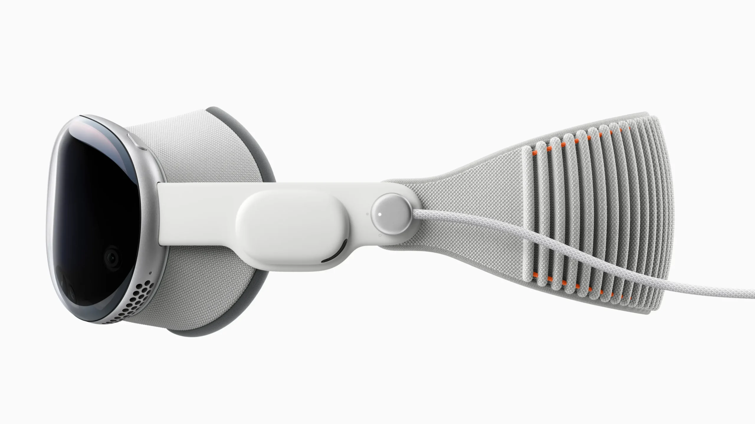 Apple Vision Pro profile with power cable