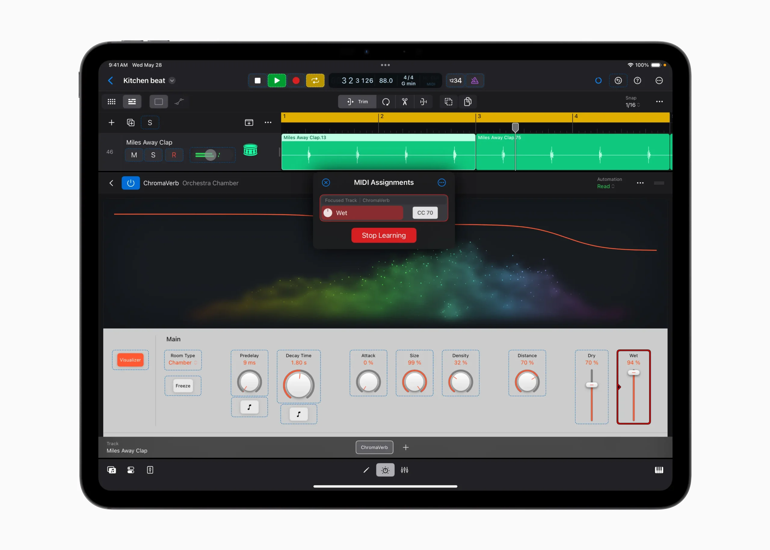 Apple Logic Pro on the iPad