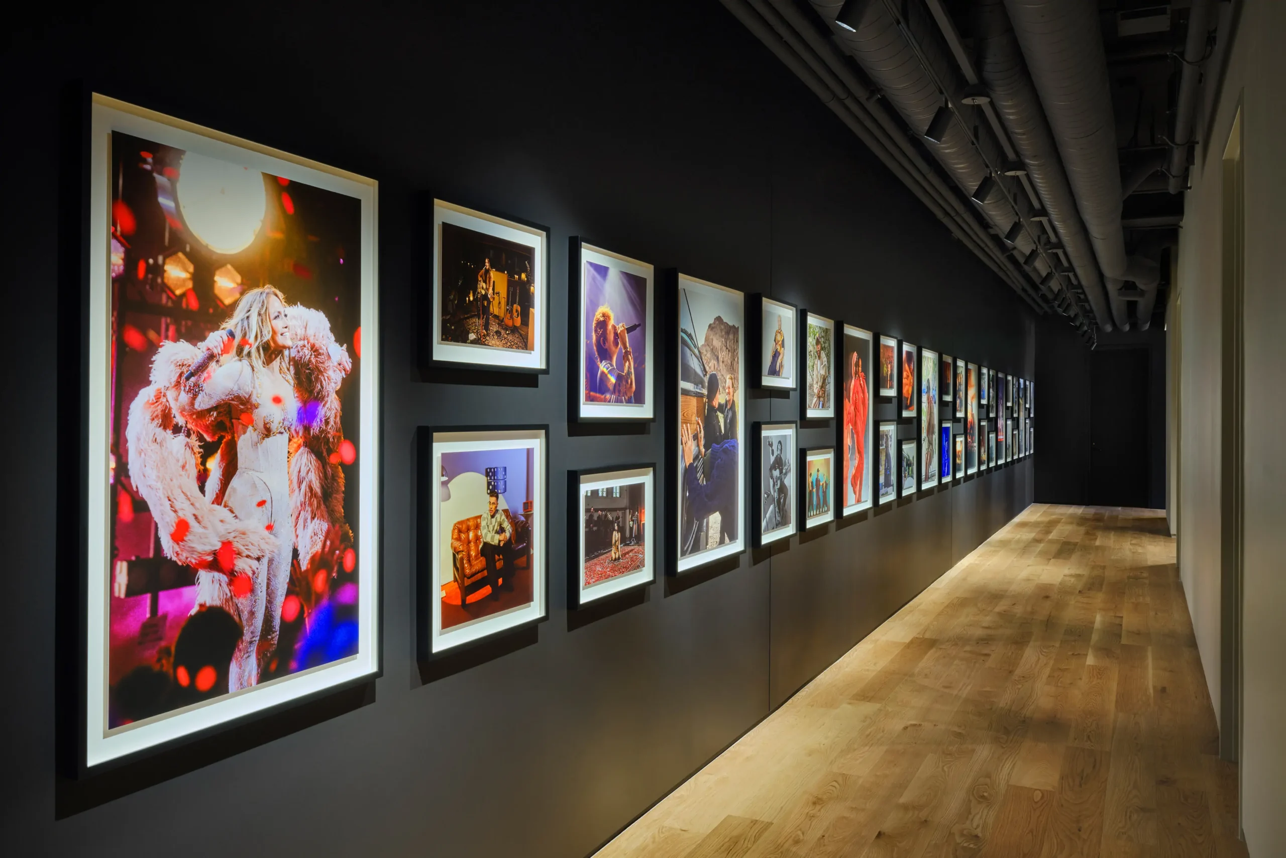 Apple Music Los Angeles Studio corridor