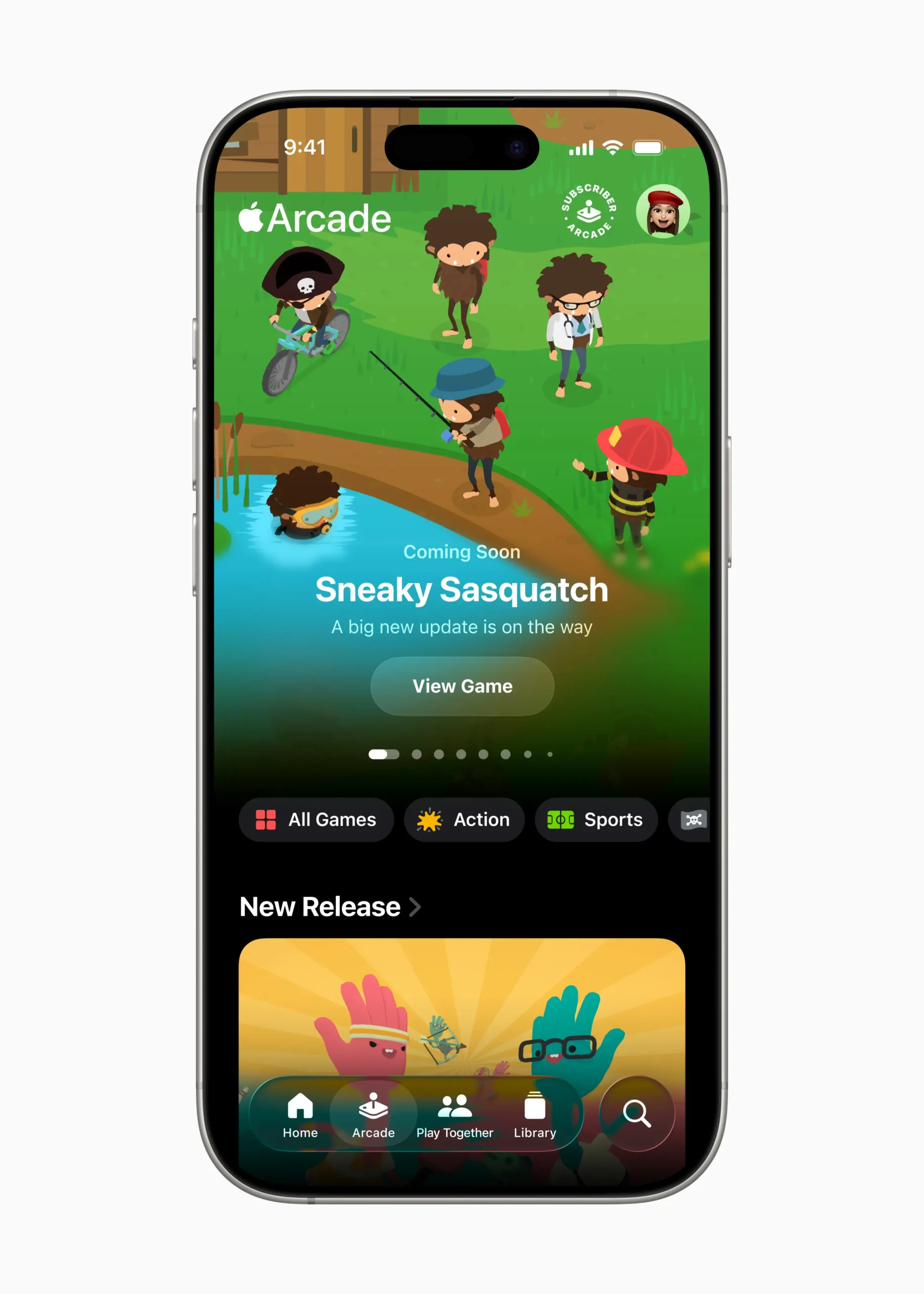 Games app Apple Arcade