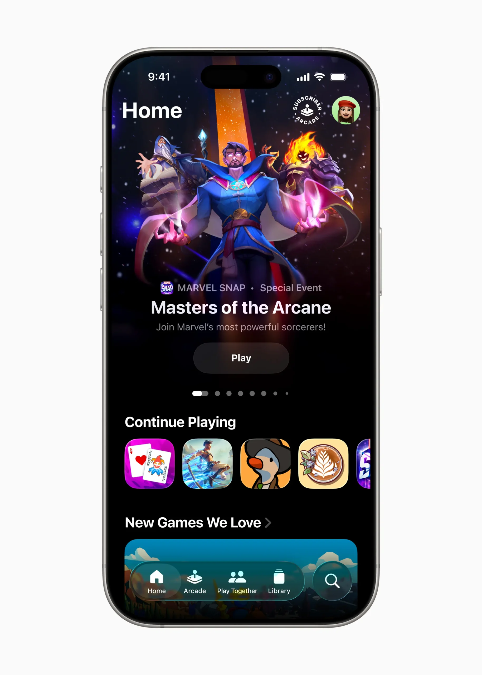 iOS 26 Games app