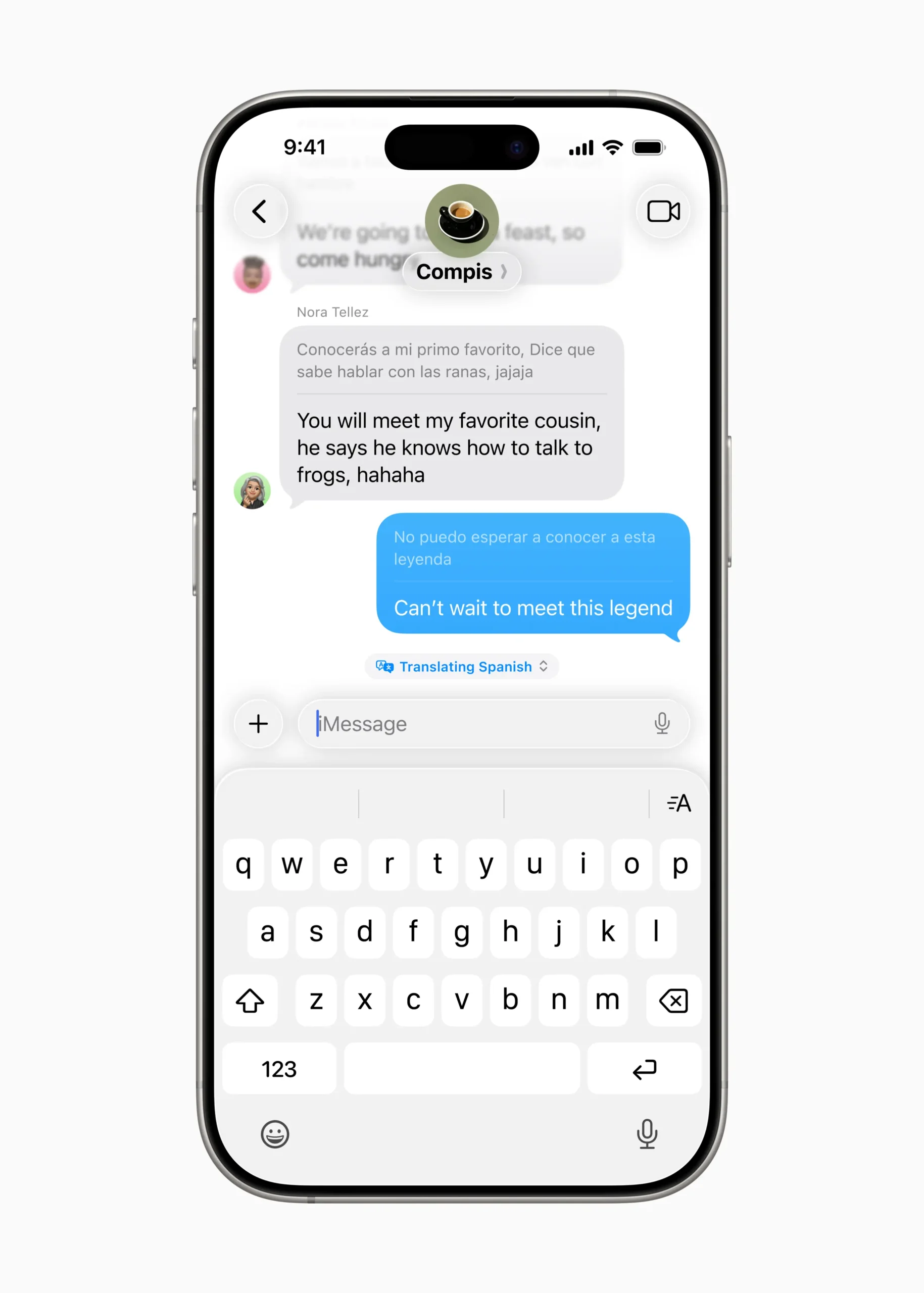iOS 26 Messages Live Translation