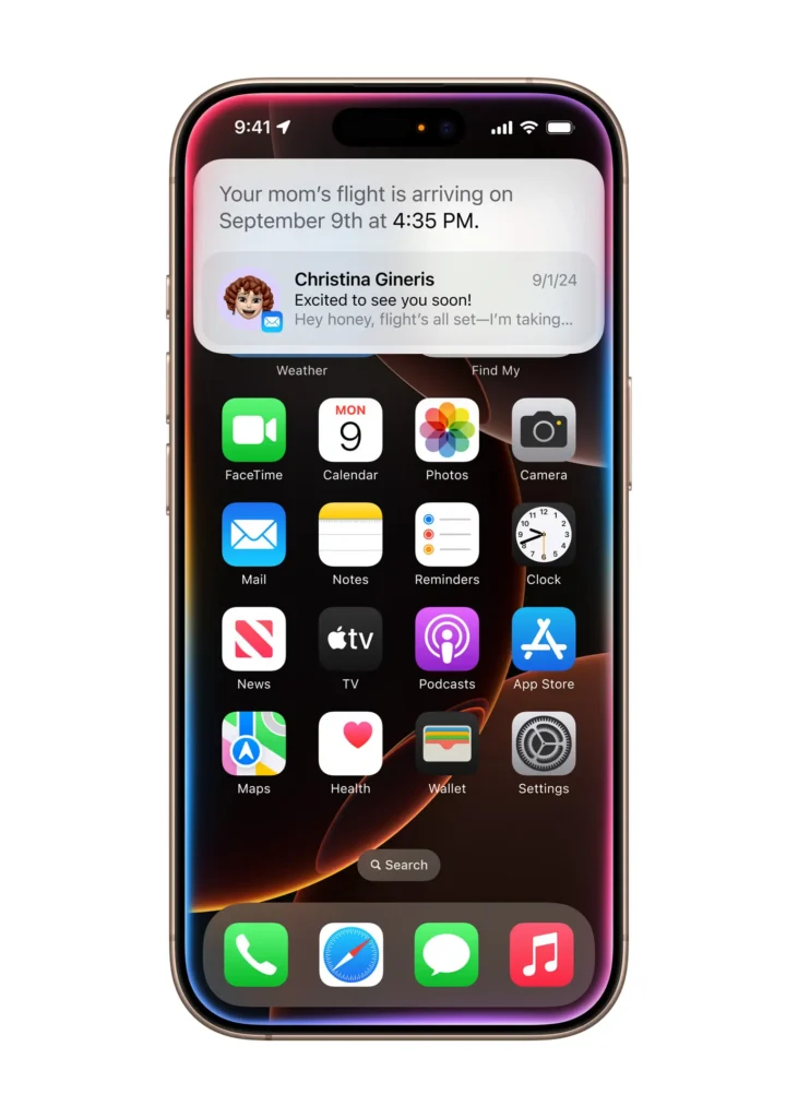 Apple Iphone 16 Pro Apple Intelligence Personal Context