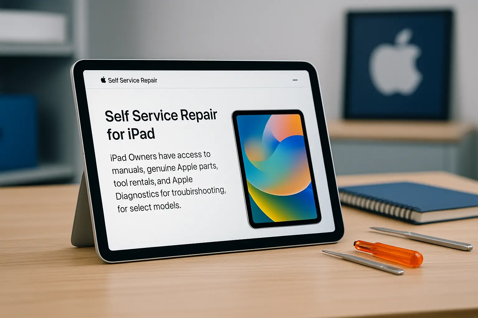 Self Service repair for iPad