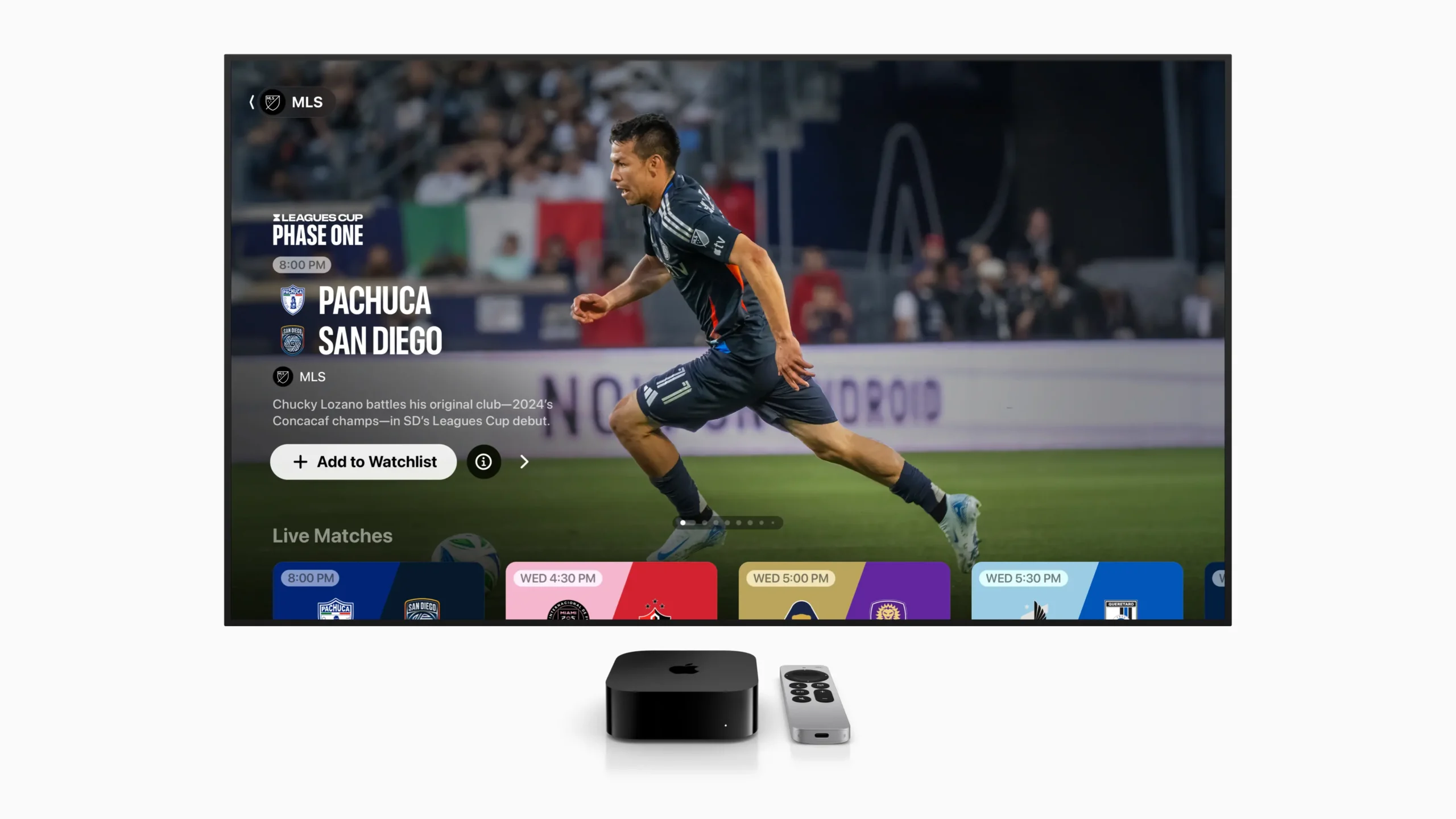 MLS Leagues Cup Multiview feature