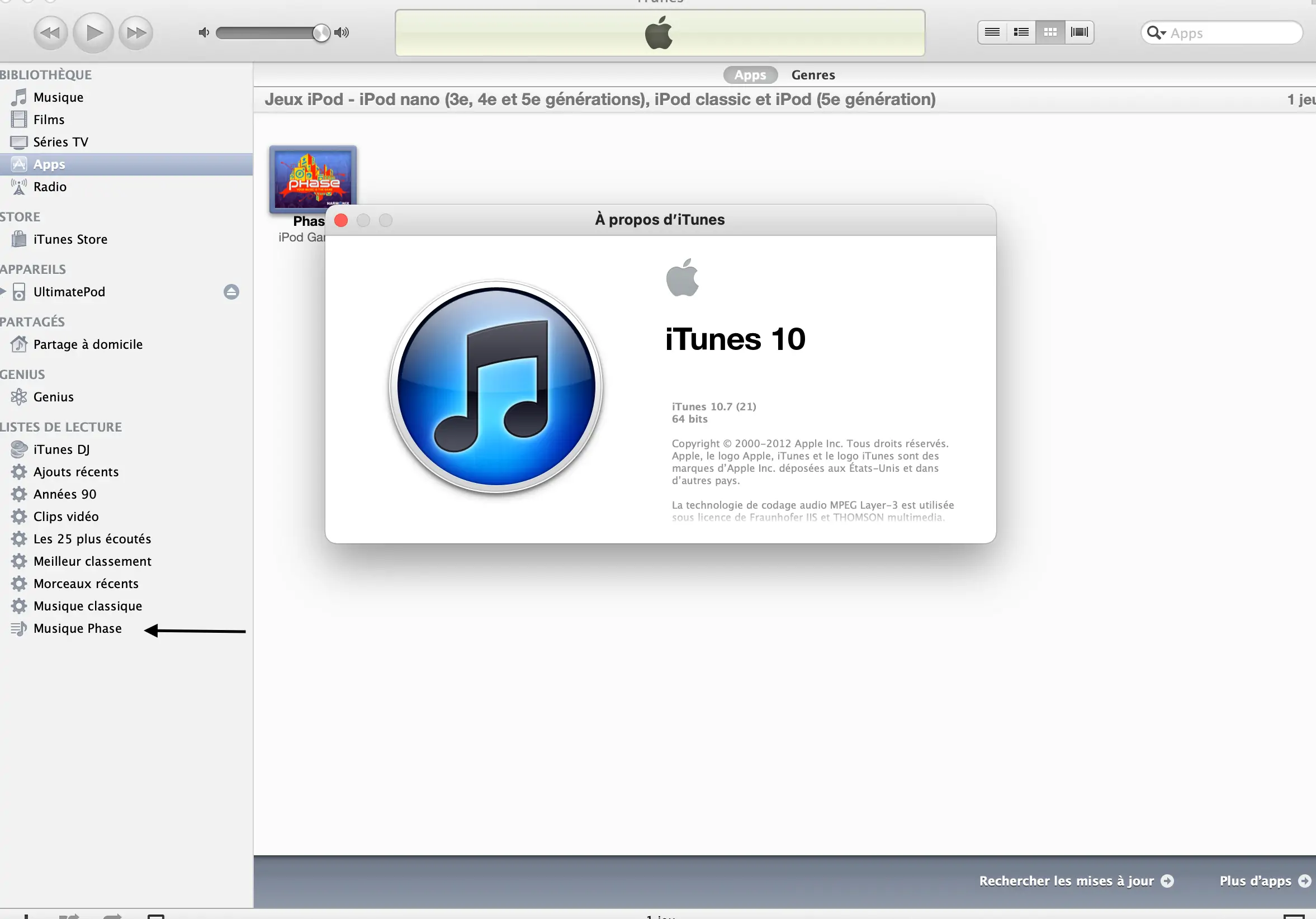 legacy iTunes 10